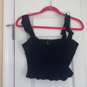 Black forever 21 crop top
